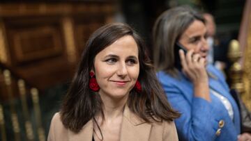 La secretaria general de Podemos, Ione Belarra, durante una sesión plenaria, en el Congreso de los Diputados, a 28 de noviembre de 2023, en Madrid (España). El Pleno del Congreso tiene previsto aprobar hoy la creación de un total de 23 comisiones legislativas, adaptadas a la estructura del nuevo Gobierno de coalición, otras ocho de carácter no legislativo y un total de tres comisiones mixtas, en las que habrá representantes de la Cámara Baja y también del Senado. Para la aprobación de las 23 comisiones permanentes legislativas es necesario, como al inicio de cada legislatura, hacer una reforma puntual del Reglamento de la Cámara (el artículo 46.1) para adaptar su nombre a la nueva estructura ministerial.
28 NOVIEMBRE 2023;MADRID;CONGRESO;23 COMISIONES LEGISLATIVAS;TRES MIXTAS
Alejandro Martínez Vélez / Europa Press
28/11/2023