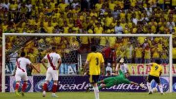 En la Eliminatoria al Mundial de Brasil 2015, Colombia venci&oacute; a Per&uacute; en el estadio Metropolitano de Barranquilla.
