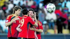 Güiza y Xabi, adiós feliz