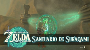 the legend of zelda tears of the kingdom nintendo switch guia santuario sur'aqami