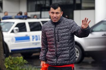 La llegada de la Roja tras el subcampeonato en Rusia