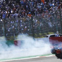 Leclerc: sancionado por su embestida a Verstappen