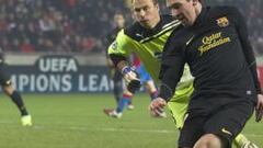 Messi marca más desde que juega de '9 mentiroso'