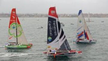 'Spindrift' y 'Actual' son los primeros líderes tras la salida