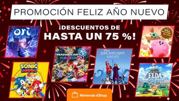 Arrancan las ofertas Feliz Año Nuevo en Nintendo Switch: Mario Kart 8 Deluxe, The Legend of Zelda…