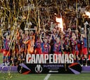 La alegría de las campeonas de la Supercopa