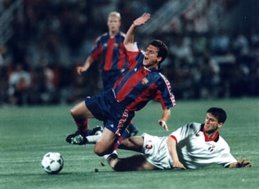 Llegó a las categorías inferiores del Barcelona en 1980. A lo largo de sus once temporadas en el primer equipo disputó un total de 421 partidos.