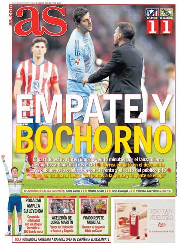 Las portadas tras el derbi