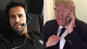 Kiko Narváez tiene una conversación con el 'otro' Donald Trump en Instagram.
