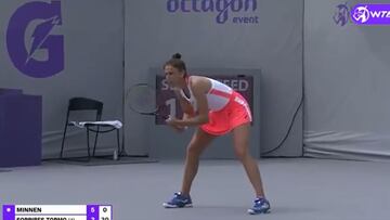 Sorribes remonta ante Minnen y Bolsova no puede con Juvan