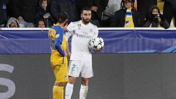 Dani Carvajal, mínimo un partido de sanción