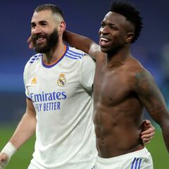 Benzema enloquece con Vinicius: “Número 1”