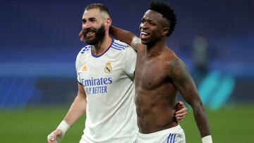 Benzema enloquece con Vinicius: “Número 1”