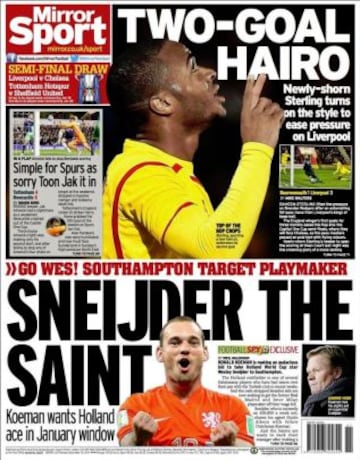 Portadas de la prensa deportiva