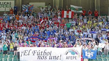 Los aficionados quieren reivindicar en la capital un fútbol con pasión y unión.