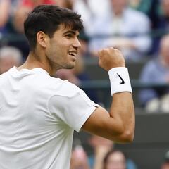 Carlos Alcaraz coge ritmo en Wimbledon