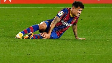 Coutinho viaja a Brasil para evaluar de nuevo su rodilla