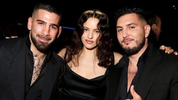 Rosalía y Topuria serán los padrinos del hijo de Omar Montes: “Os amo”