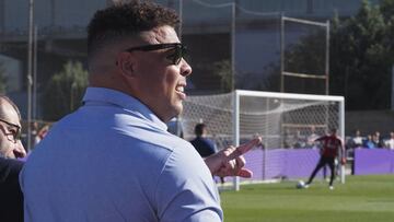 04/10/19 REAL VALLADOLID
 ENTRENAMIENTO
 VISITA DE RONALDO NAZARIO PRESIDENTE DEL CLUB