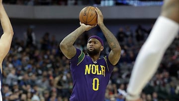 DeMarcus Cousins, durante un partido con los New Orleans Pelicans.