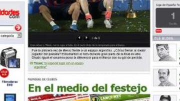 <strong>LA PRENSA, A LOS PIES DEL BARCELONA.</strong>