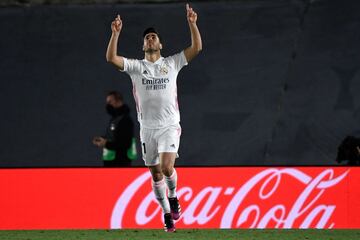 Marco Asensio empató el partido. 1-1.