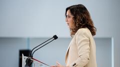 La presidenta de la Comunidad de Madrid, Isabel Díaz Ayuso, interviene durante su visita a las instalaciones de Finanzauto, a 18 de marzo de 2024, en Arganda del Rey, Madrid (España). Finanzauto es una empresa que opera como distribuidor oficial en España de diversos fabricantes internacionales de maquinaria pesada y motores.
18 MARZO 2024;INSTALACIONES;FINANZAUTO;AUTOMOVILES;ARGANDA DEL REY;MADRID
Alejandro Martínez Vélez / Europa Press
18/03/2024