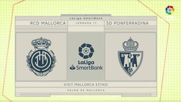 Resumen del Mallorca vs. Ponferradina de LaLiga SmartBank
