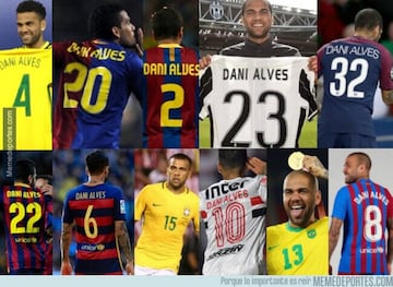 Los memes más divertidos de la vuelta de Dani Alves, Xavi... al Barça