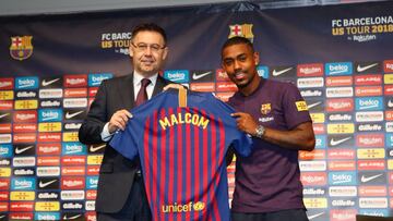 Malcom en su presentaci&oacute;n.