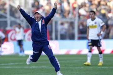 En 2012 la U era imparable en el fútbol chileno. Eso hasta que llegó al Monumental, donde sólo logró igualar en los descuentos con un autogol de Osmar Molinas. Jorge Sampaoli lo festejó con todo e incluso corrió por la cancha de Macul. 