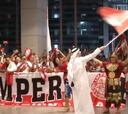 ¡Espectacular banderazo peruano en Doha!