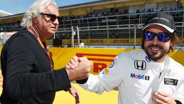 Briatore y Alonso.