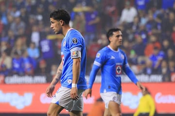    Jose Rivero of Cruz Azul  during the Quarter final first leg round match between Tijuana and Cruz Azul as part of the Liga BBVA MX, Torneo Apertura 2024 at Caliente Stadium on November 27, 2024 in Tijuana, Baja California, Mexico.