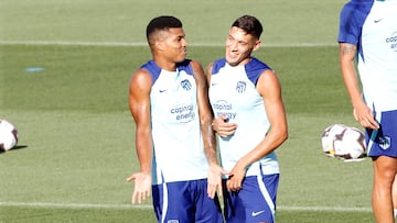 20/08/22 ENTRENAMIENTO ATLETICO DE MADRID
REINILDO Y NAHUEL MOLINA
