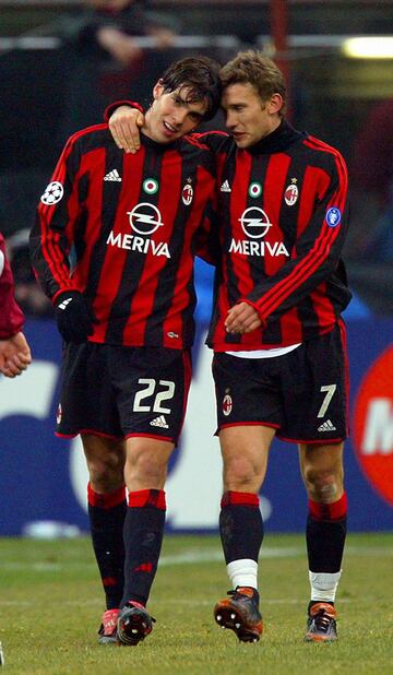 Junto a Andriy Shevchenko formó un tándem temible. 