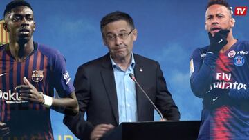 ¿Neymar o Dembélé? Bartomeu no esquivó la pregunta y así contestó...