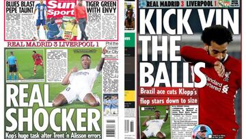 Portadas de The Sun y Daily Star