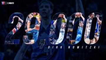 Nowitzki supera la barrera de los 29.000 puntos en la NBA