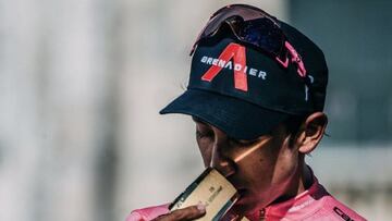 El ciclista colombiano consiguió en 2021 su segunda gran vuelta: el Giro de Italia.