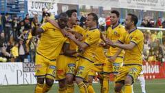 El Alcorcón logra romper la maldición de Santo Domingo