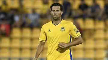 David Fernández, en un partido con el Alcorcón.