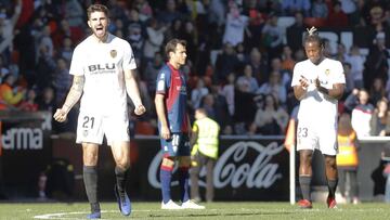 Cristiano Piccini, tras el gol.