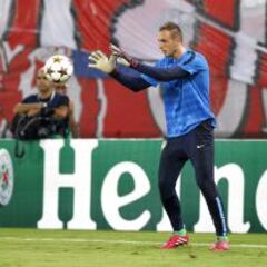 Oblak no tuvo fortuna en su debut con los colchoneros