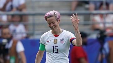 La futbolista estadounidense Megan Rapinoe cumple 37 años de edad y viene de jugar en el triunfo de USWNT 3-0 ante Haití en Premundial Femenino de Concacaf.