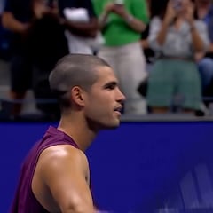 La nueva celebración de Alcaraz que trae loco a todo el US Open: está en modo superestrella
