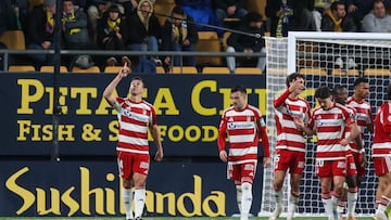 24/01/26 PARTIDO SEGUNDA DIVISION CADIZ - GRANADA 1-2 GOL DE RUBEN ALCARAZ