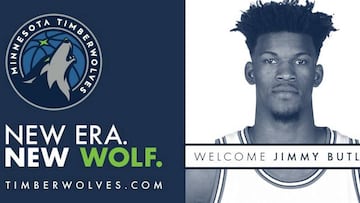 Jimmy Butler ya es oficialmente nuevo jugador de los Timberwolves.