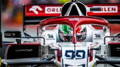 99 GIOVINAZZI Antonio (ita), Alfa Romeo Racing ORLEN C41, action during the Formula 1 Pirelli Gran Premio Del Made In Italy E Dell emilia Romagna 2021 from April 16 to 18, 2021 on the Autodromo Internazionale Enzo e Dino Ferrari, in Imola, Italy - Photo Antonin Vincent / DPPI
 AFP7 
 16/04/2021 ONLY FOR USE IN SPAIN