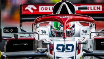 99 GIOVINAZZI Antonio (ita), Alfa Romeo Racing ORLEN C41, action during the Formula 1 Pirelli Gran Premio Del Made In Italy E Dell emilia Romagna 2021 from April 16 to 18, 2021 on the Autodromo Internazionale Enzo e Dino Ferrari, in Imola, Italy - Photo Antonin Vincent / DPPI
 AFP7 
 16/04/2021 ONLY FOR USE IN SPAIN